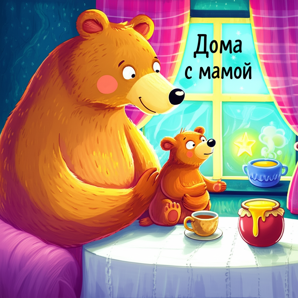 Дома с мамой